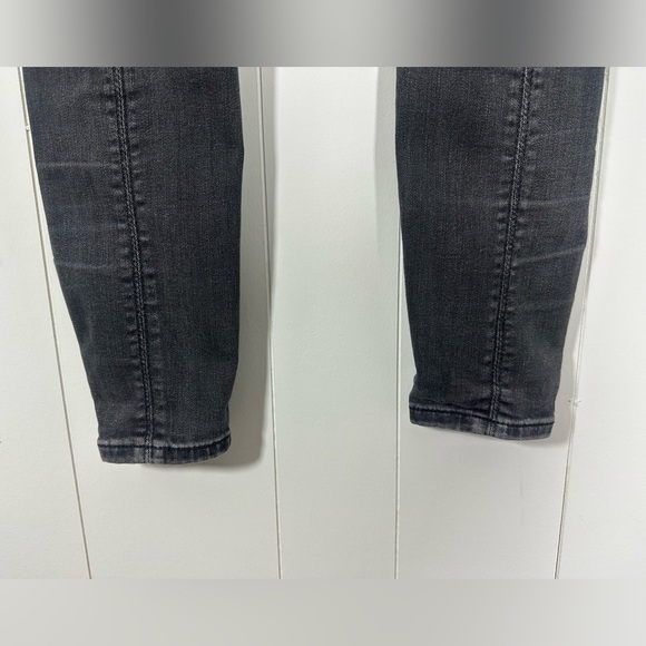 PILCRO & THE LETTERPRESS Sz 27 Jeans High-Rise Ankle Zip Denim Legging Pockets - Picture 8 of 15